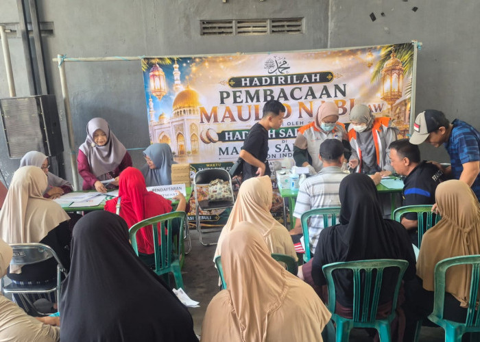 Peringati Maulid Nabi, Masjid Sabilillah Kebraon Indah Permai Gelar Donor Darah dan Cek Kesehatan Gratis
