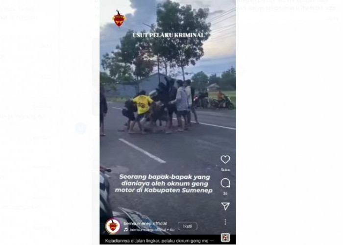 Hendak Lewat di Jalan Raya, Seorang Pengendara Dianiaya Geng Motor yang Akan Balap Liar