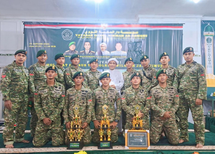 Harmoni Iman dan Pengabdian, Yonif 509 Condromowo Ukir Prestasi di Ajang Sholawat Jawa Timur