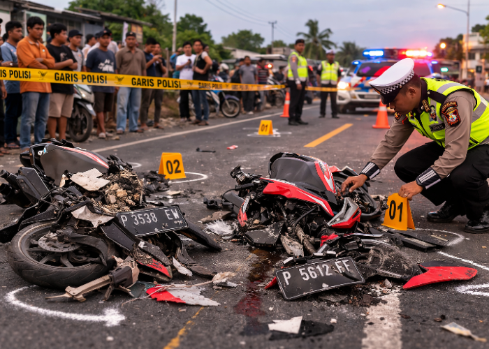 Dua Motor di Pantura Situbondo Adu Banteng, Empat Orang Tewas