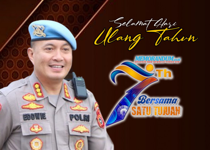 Selamat Ulang Tahun untuk Memorandum.co.id dari Kombes Pol Eddwi Kurniyanto