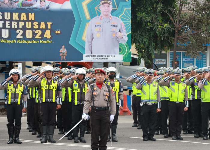 Kapolres Kediri Apresiasi Pengamanan Operasi Ketupat Semeru 2024 Berjalan Lancar