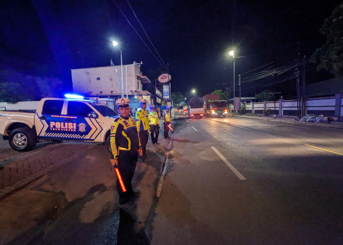 Cegah Kejahatan Jalanan, Polres Bojonegoro Gelar Patroli Skala Besar