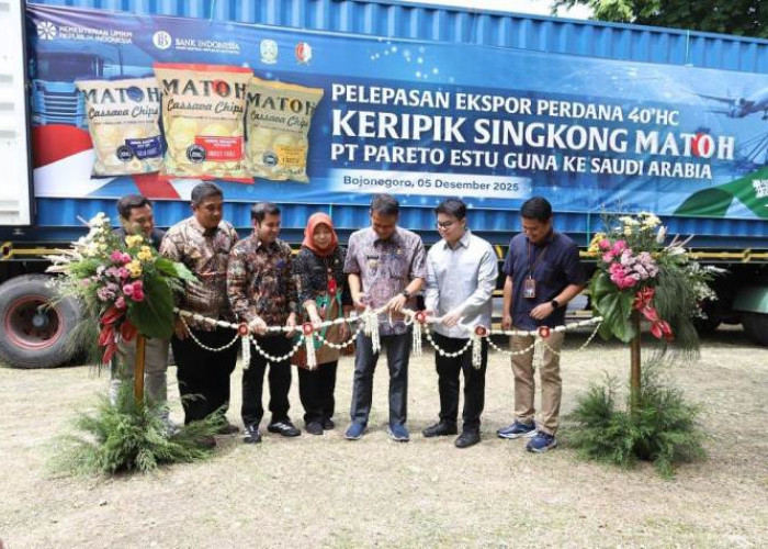 UMKM Bojonegoro Tembus Pasar Global, PT Pareto Estu Guna Ekspor Perdana Keripik Singkong Matoh ke Arab Saudi
