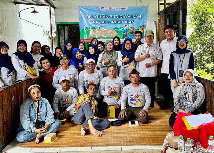 Warga Pagesangan Belajar Budidaya Ikan