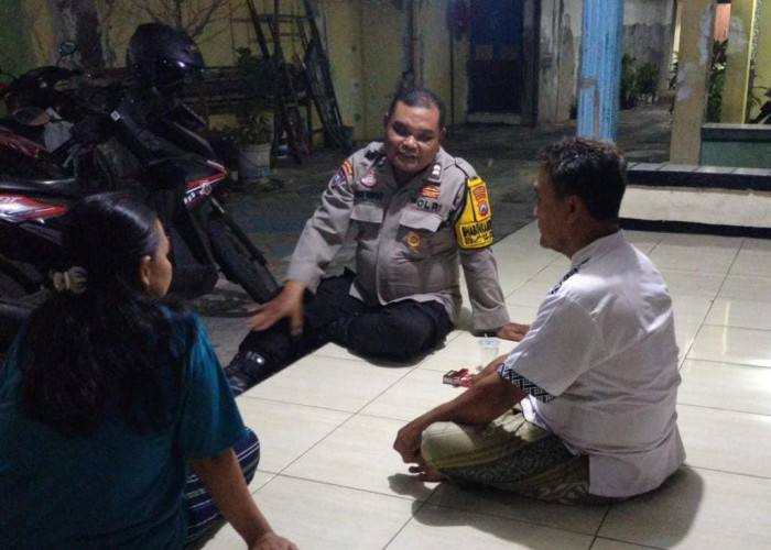 Polsek Wiyung Sambang Warga, Sosialisasikan Call Center 110 dan Imbau Kewaspadaan Kamtibmas