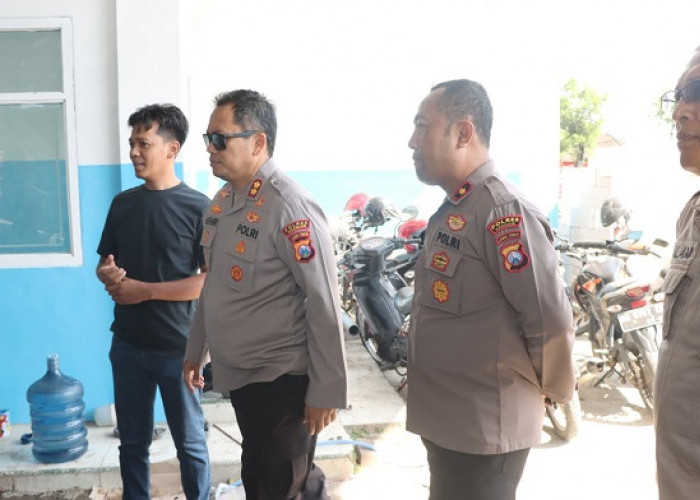 Kapolres Nganjuk Tinjau Pembangunan Dapur SPPG dan Sampaikan Imbauan Kamtibmas di Pace