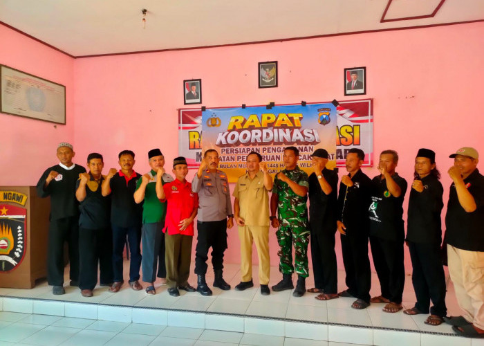 Guyub Rukun di Bulan Suro, Perguruan Pencak Silat Kedunggalar Siap Jaga Kondusivitas di Ngawi 