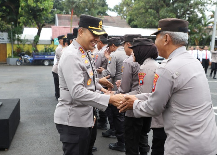 Halalbihalal di Kediri, Kapolres Tegaskan Komitmen Pelayanan Pasca-Lebaran