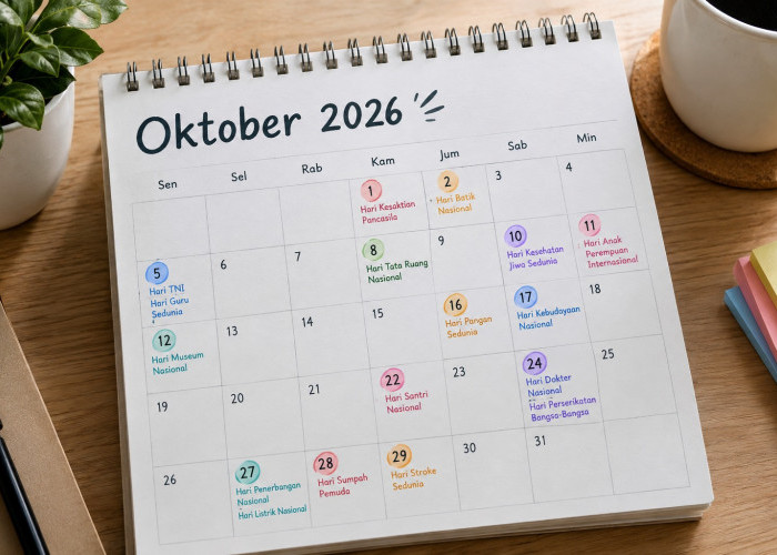 Daftar Hari Besar Oktober 2026 di Indonesia dan Internasional