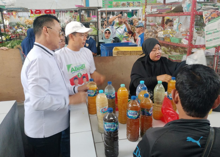 Paslon ABADI Janji Sulap Pasar Jadi Tempat Rekreasi 