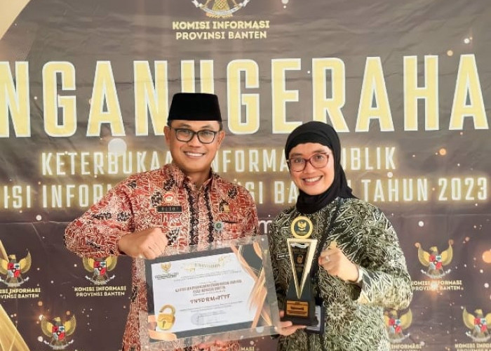 Kemenkumham Banten Raih Penghargaan Keterbukaan Informasi Publik dengan Nilai 91,18