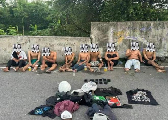 Gagal Tawuran di Perbatasan Sidoarjo-Surabaya, 9 Remaja Berkaus Perguruan Silat Diciduk