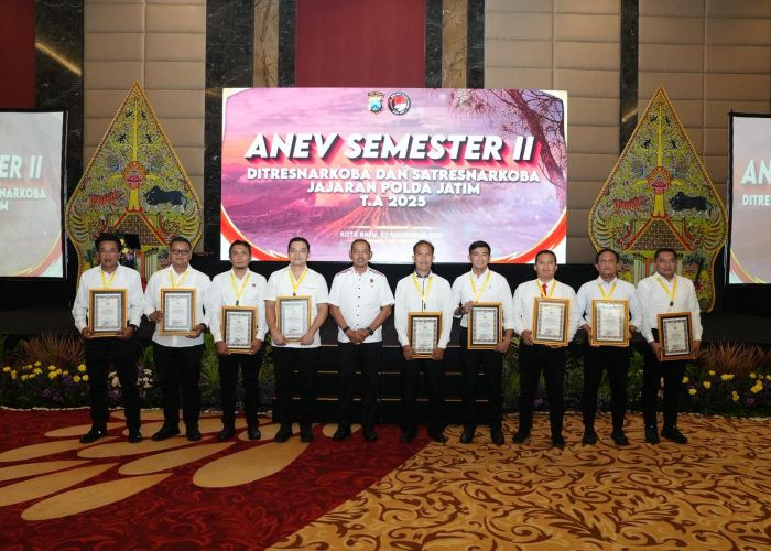 Polres Nganjuk Raih Peringkat 3 Ungkap Kasus Narkoba Jajaran Polda Jatim Tahun 2025