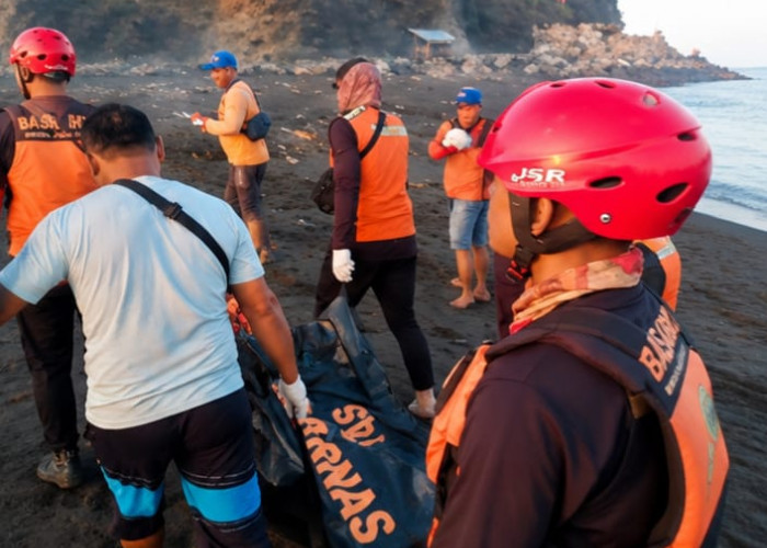 Tergulung Ombak Pantai Payangan, Jasad Barokatul Hidayat Akhirnya Dievakuasi dari Tengah Laut