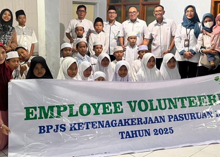 BPJS Ketenagakerjaan Probolinggo Salurkan Santunan untuk Anak Yatim Piatu di Pasuruan