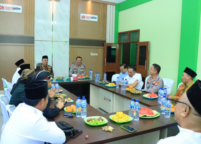 Perkuat Sinergi dengan Ulama, Kapolres Ngawi Rangkul PCNU Jaga Kamtibmas Kondusif