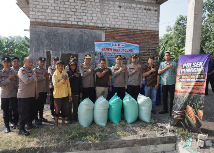 Serap 4 Ton Jagung ke Bulog, Polres Mojokerto Dukung Program Ketahanan Pangan dan Petani Lokal