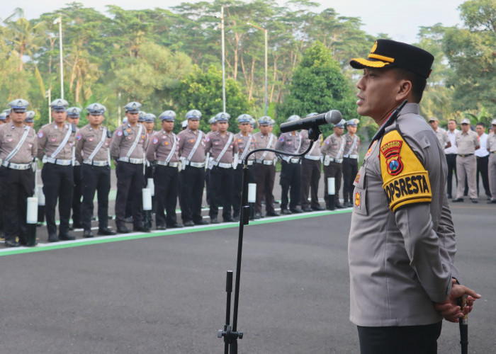 Kapolresta Banyuwangi Sampaikan Komitmen Tindak Tegas Anggota yang Melanggar