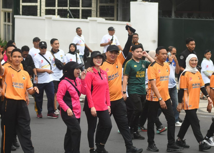 Forkopimda Kota Malang Larut dalam Kemeriahan Uklam Tahes Bhayangkara ke 79