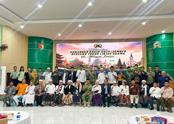 Dandim dan Kajari Jember Rangkul Tokoh Lintas Agama, Komitmen Jaga Kerukunan