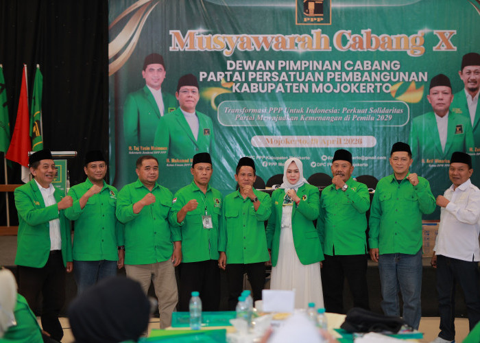 Muscab PPP Mojokerto Panaskan Mesin Politik, Arief Winarko Dorong Kader Turun ke Pesantren