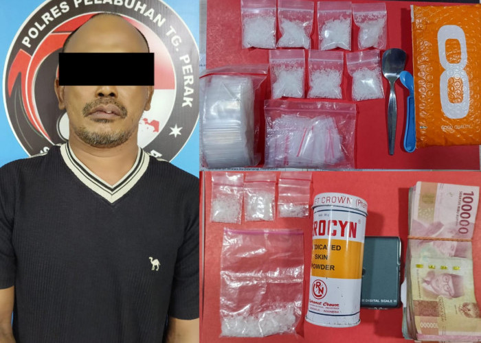 Pengedar Sabu di Surabaya Ditangkap, Sembunyikan 11 Poket Sabu di Bungkus LCD dan Botol Bedak