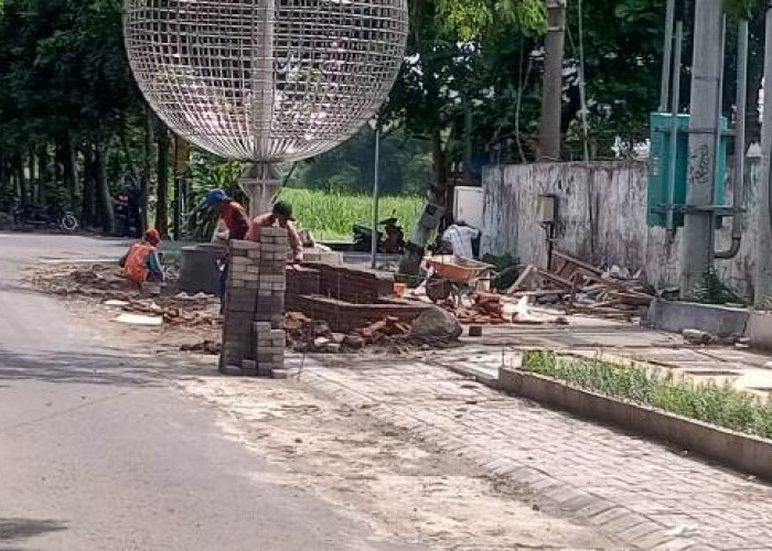 RTH Bantaran Sungai Paron Kediri Telan Rp2,5 Miliar, Lokasi Pernah Digusur Satpol PP