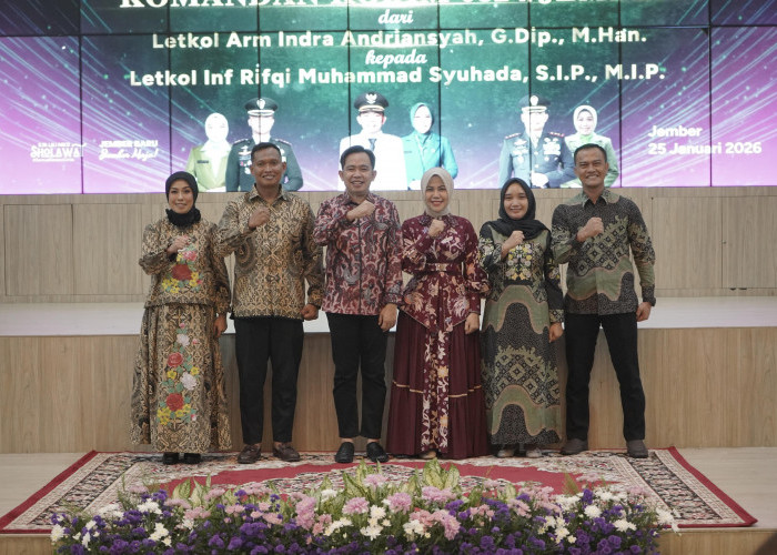 Bupati Gus Fawait Gelar Lepas Pisah Komandan Kodim 0824/Jember