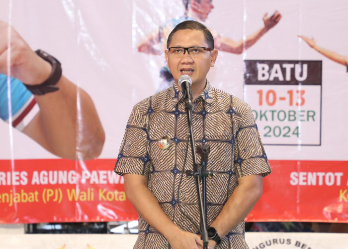 Pj Wali Kota Batu Apresiasi Semangat Peserta Kejurprov Wushu