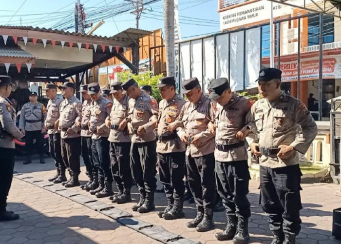 Polsek Buduran Tingkatkan Kesiapsiagaan Personel dengan Latihan Dalmas Awal