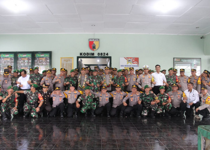 Jaga Solidaritas TNI-Polri, Kodim Jember Sambut dan Lepas Kapolres 
