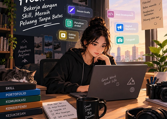 Pekerjaan Freelance Makin Diminati, Ini Peluang Cuan dan Keuntungannya di Era Digital