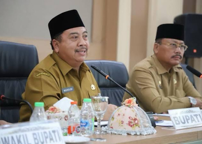 Bupati Warsubi Ajukan Izin Mutasi Pejabat ke Kemendagri