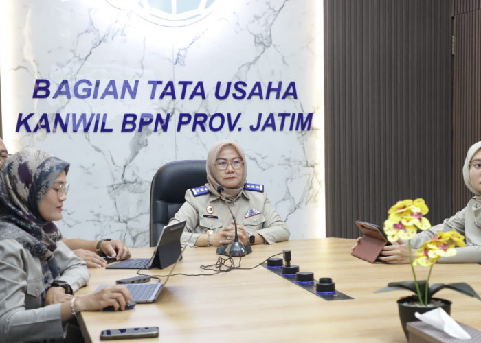 Ikuti Zoom Stranas PK, Kabag TU Kanwil BPN Jatim Dorong Peningkatan Nilai ITKP dan Pencegahan Korupsi