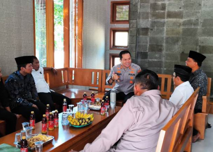 Kapolres Nganjuk Jaring Aspirasi Penguatan Harkamtibmas dan Program Desa Tangguh Pangan di Banjaranyar