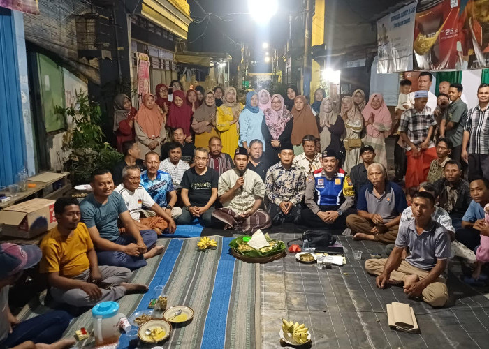 Perkuat Kerukunan Warga, Bhabinkamtibmas Polsek Tandes Hadiri Halalbihalal di Bibis Tama