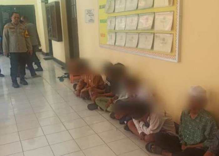 Polsek Simokerto Amankan Sejumlah Remaja yang Terlibat Tawuran di Jalan Sidodadi Baru Surabaya