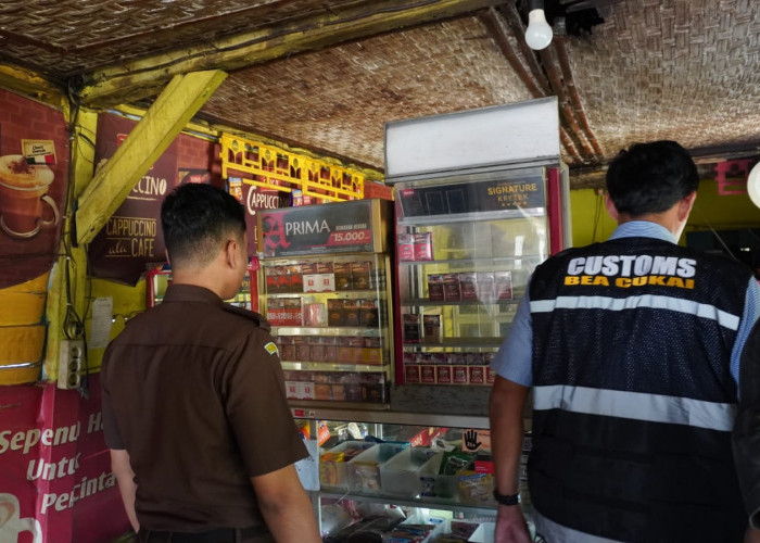 Operasi Rokok Ilegal di Lamongan Sita 9.108 Batang, Glagah Temuan Terbanyak