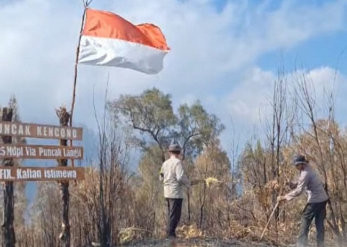 Masih Ada Bara Api di Gunung Buthak Blitar, Tim Gabungan Dirikan Posko Darurat