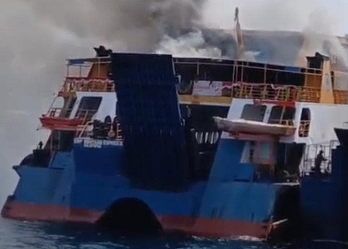 KMP Bontang Ekspress II Terbakar di Banyuwangi, Diduga akibat Korsleting Listrik