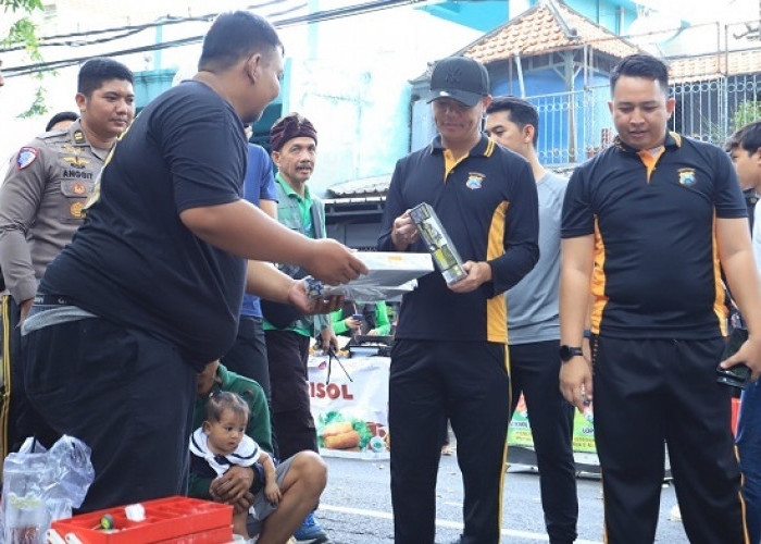 Polres Gresik Gelar CFD Meriah, Dekatkan Pelayanan dan Jalin Keakraban dengan Masyarakat