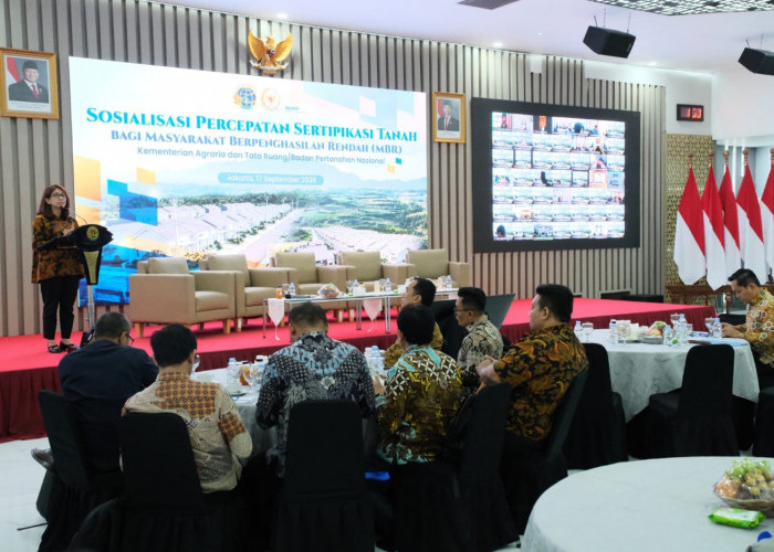 Kementerian ATR/BPN Gelar Sosialisasi Percepatan Sertipikasi Tanah MBR, Kejar Target 3 Juta Bidang di 2027