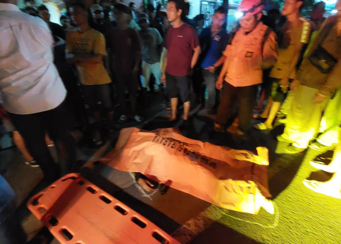 Laka Tunggal di Banjar Sugihan, Seorang Pengendara Motor Meninggal Dunia 