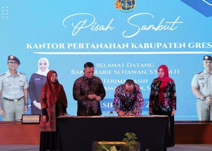 Kepala Kantah ATR/BPN Gresik Berganti, Kini Dipimpin Rafif Setiawan