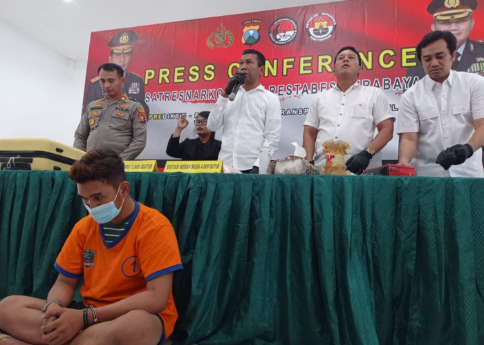 Polrestabes Surabaya Beber Modus Sindikat Bandar Sabu Fredy Pratama