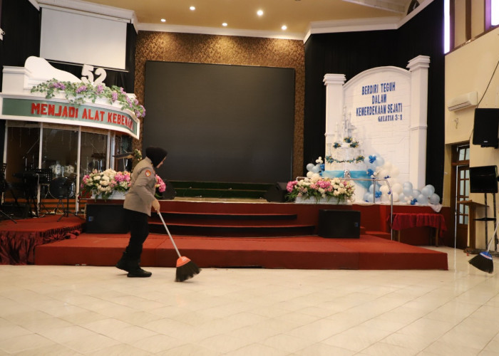 Sambut HUT Ke-77, Polwan Polresta Malang Kota Gelar Bakti Sosial dan Bakti Religi