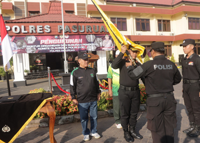 Polres Pasuruan Resmi Kukuhkan Komite Olahraga Polri