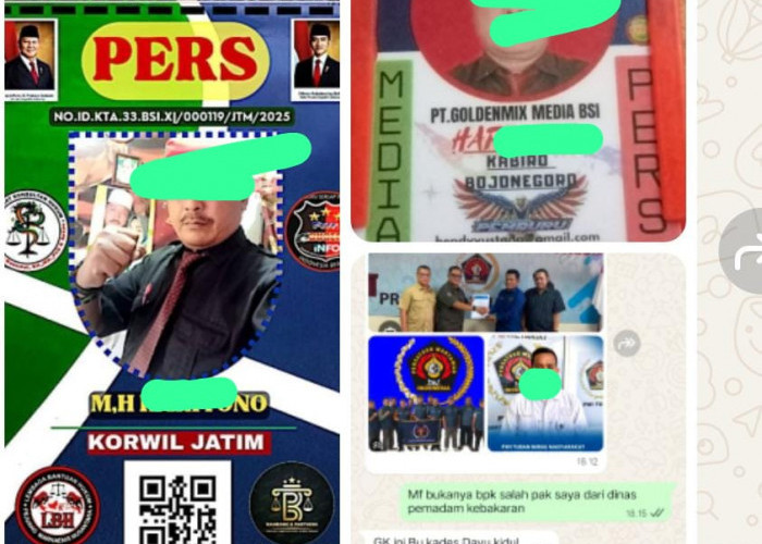 Bikin Geram! Oknum Wartawan Ngaku-ngaku Anggota PWI Diduga Minta Bantuan ke Beberapa Kades