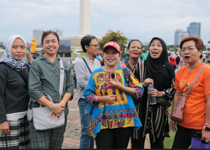 Apresiasi Ibu-Ibu untuk Pasar Murah Monas, Harapkan Program Presiden Prabowo Jadi Agenda Rutin Bulanan